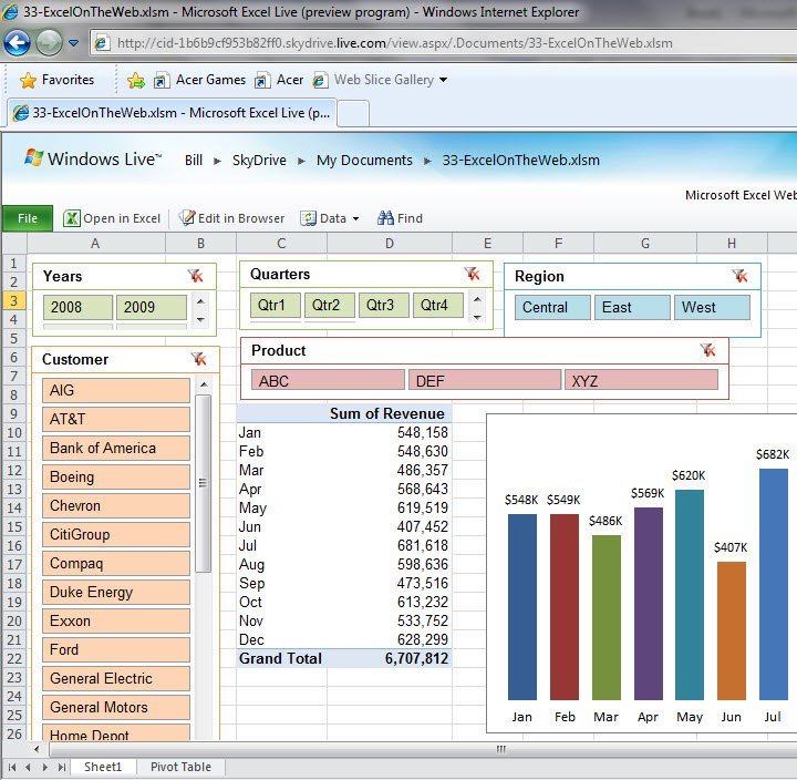 Excel Edit Your Excel Workbooks On The Web Excel Articles